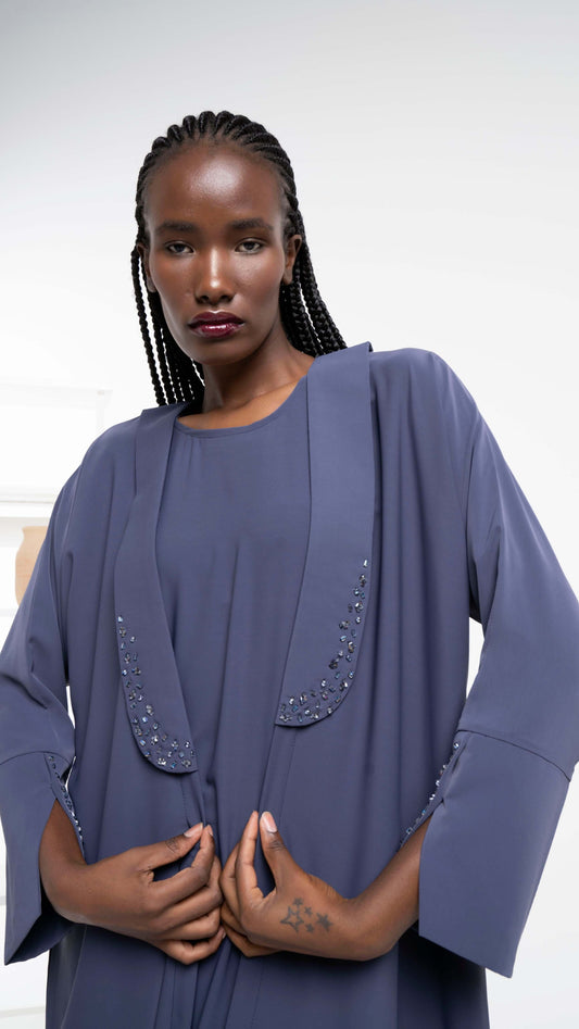 Bisht abaya with bead work for sale