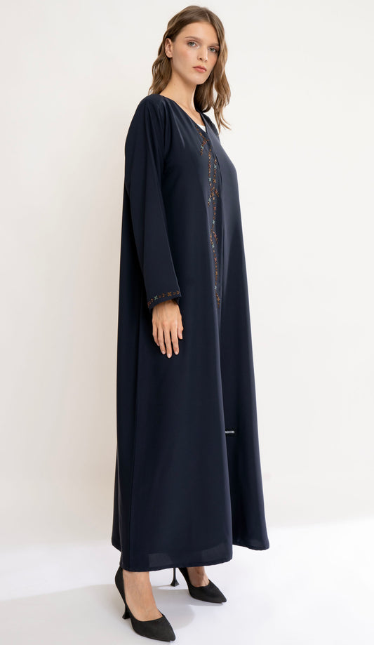 Floral Handwork Detailing On Front Line