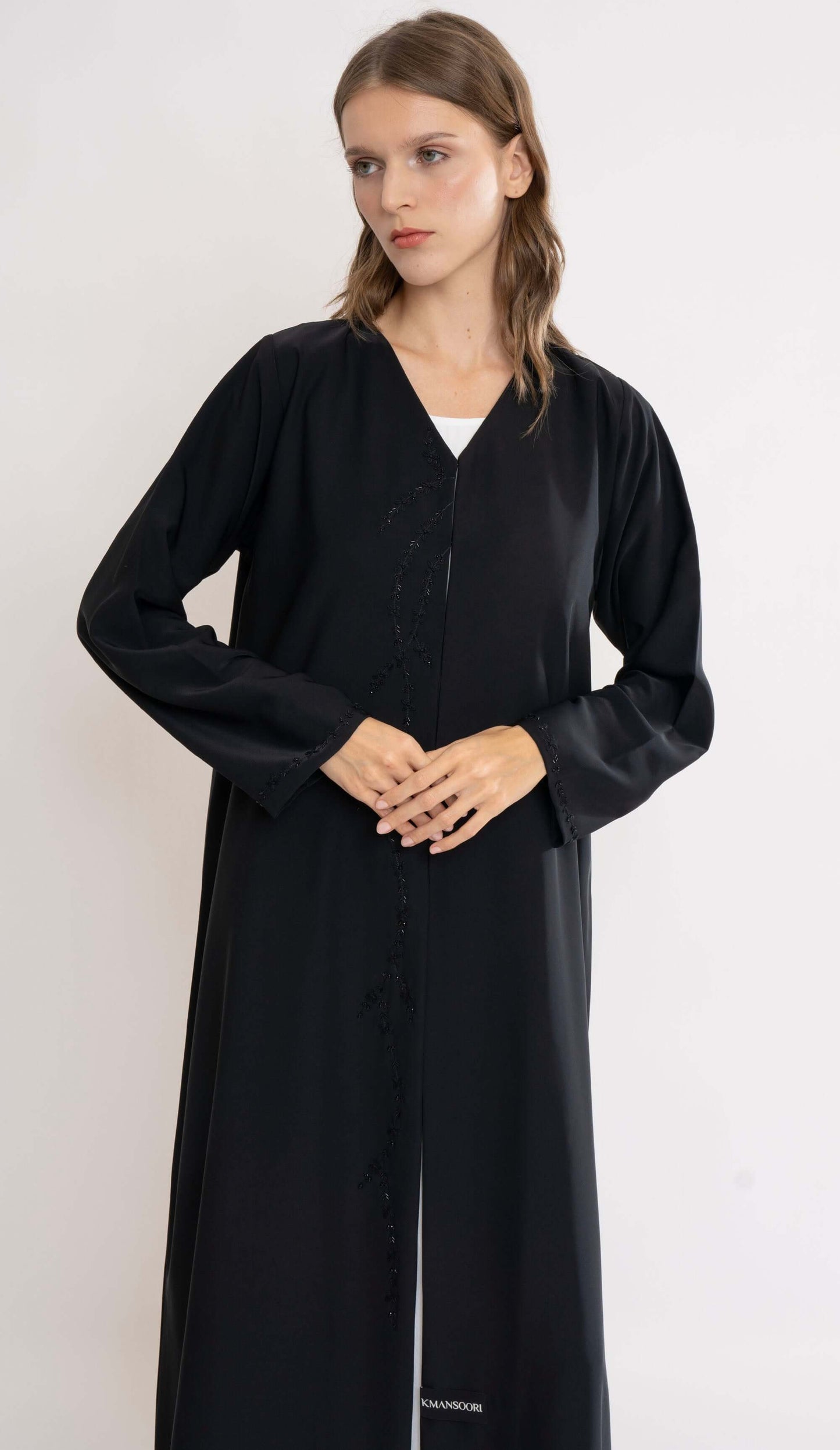 Floral Handwork Detailing On Front Line