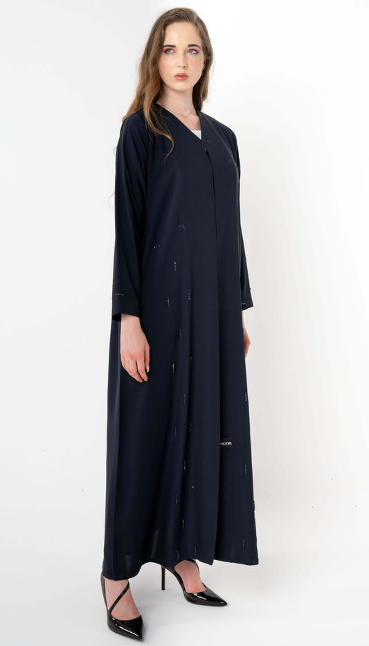 Aadhi Style Abaya With Simple Bead Work