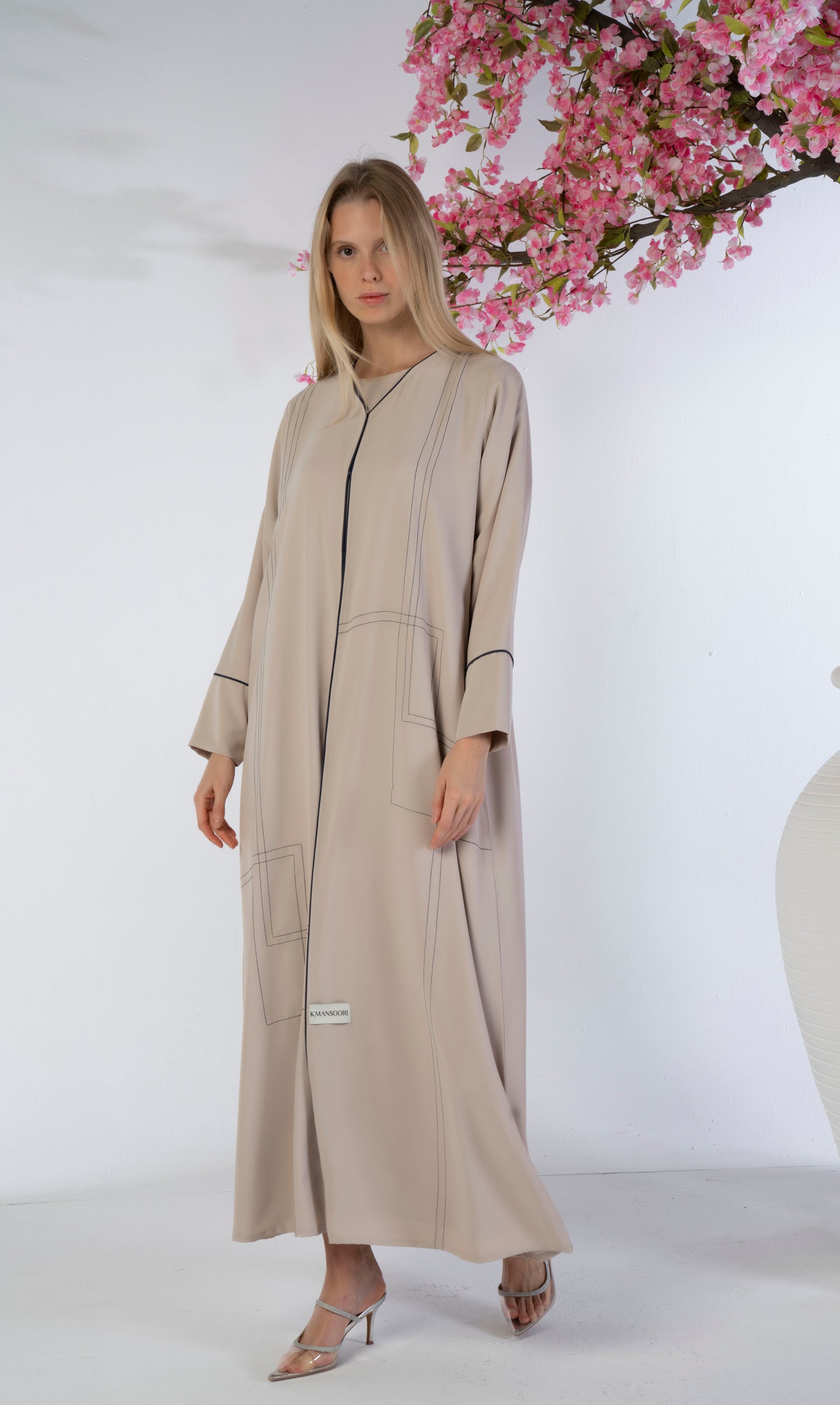 Beige abaya for sale in Dubai online