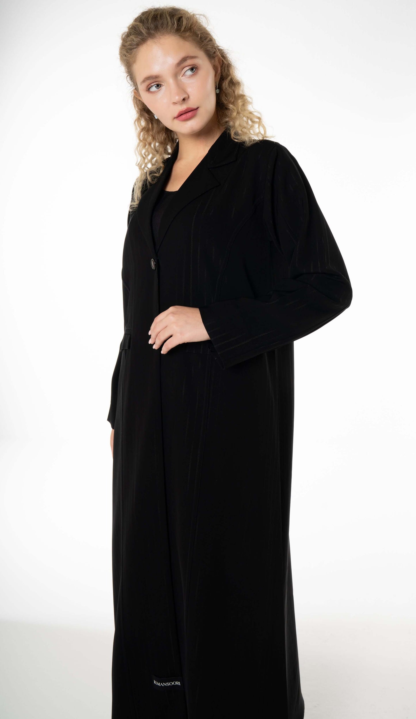 Coat Style Abaya With Pockets