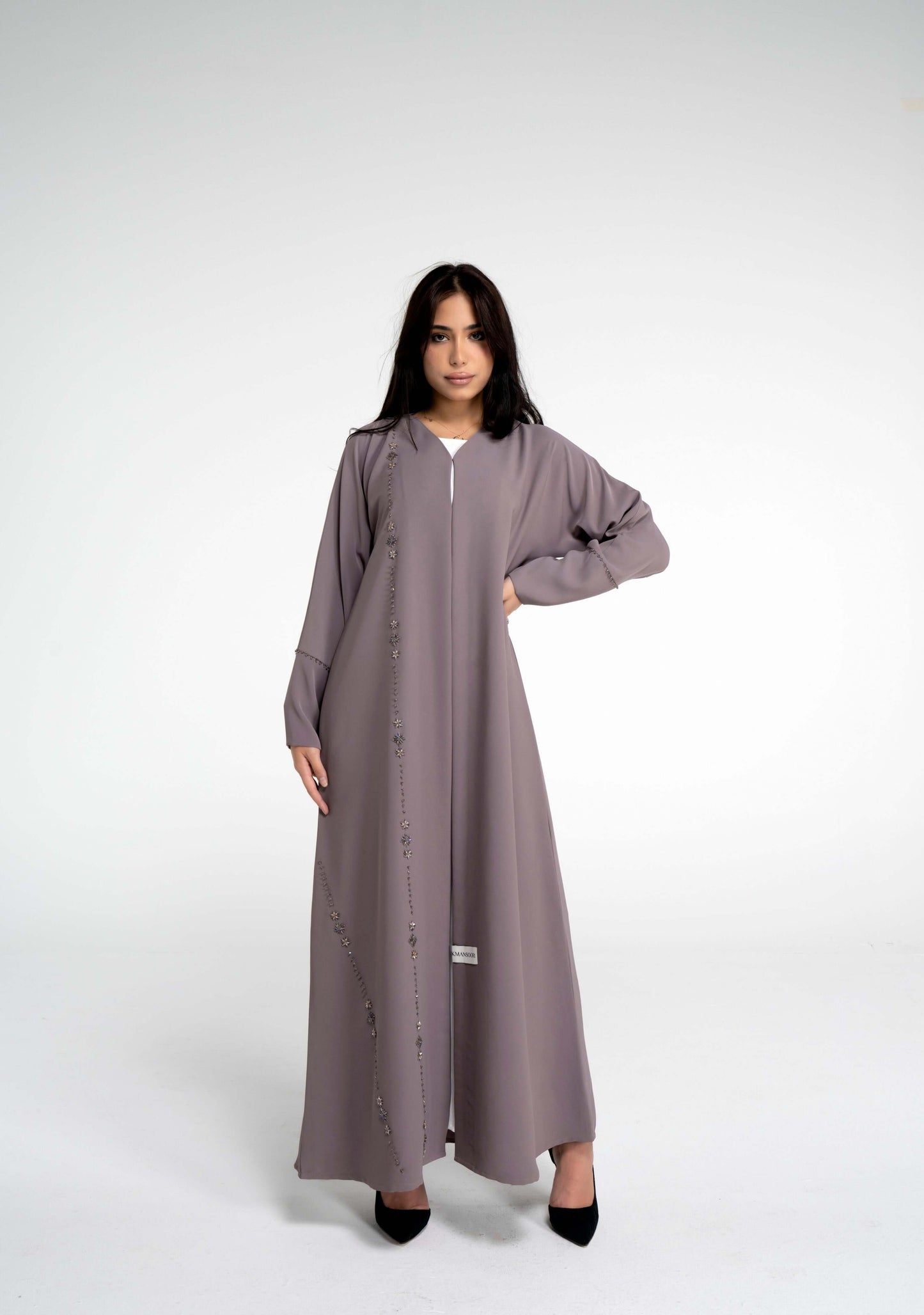 Brown abaya for women online.