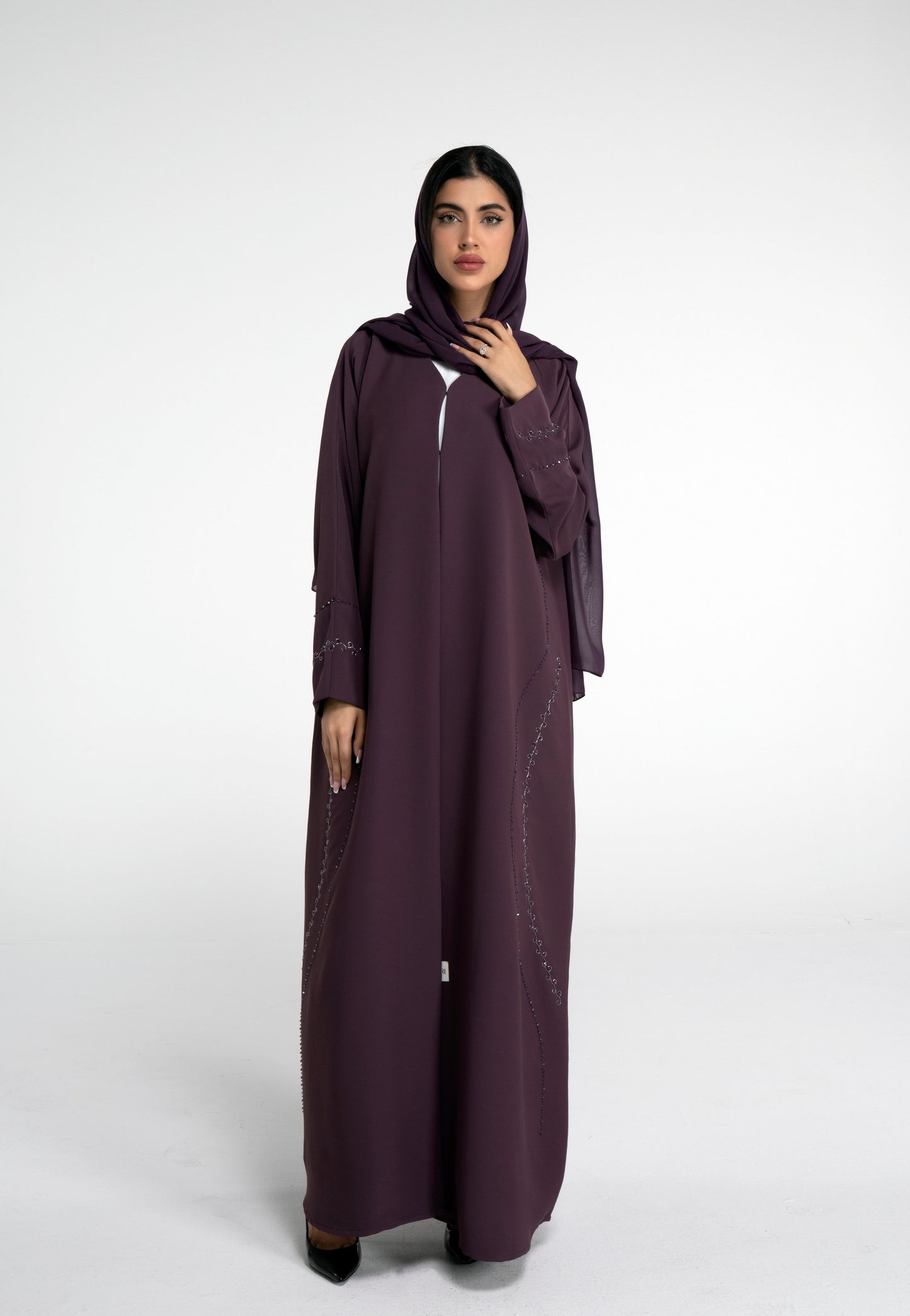Purple abaya for women