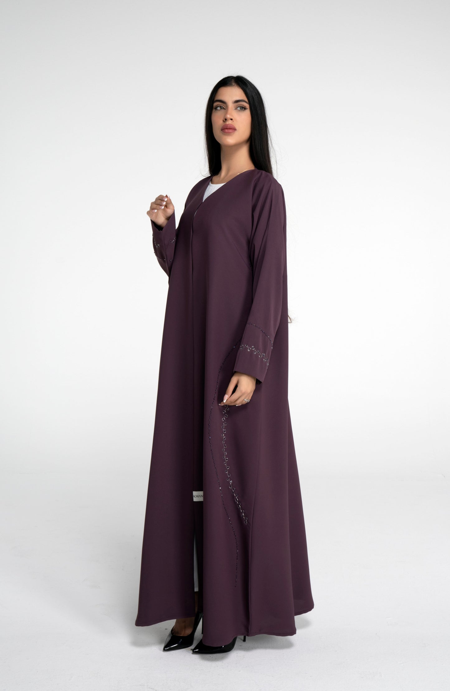 Purple abaya for women