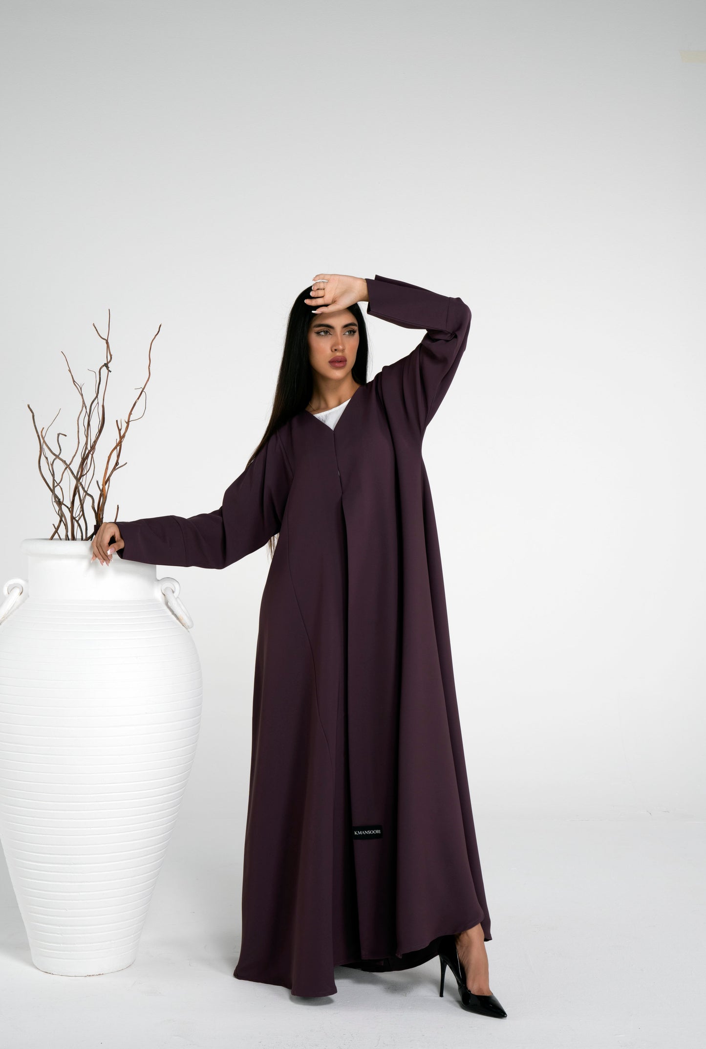 Purple abaya for women