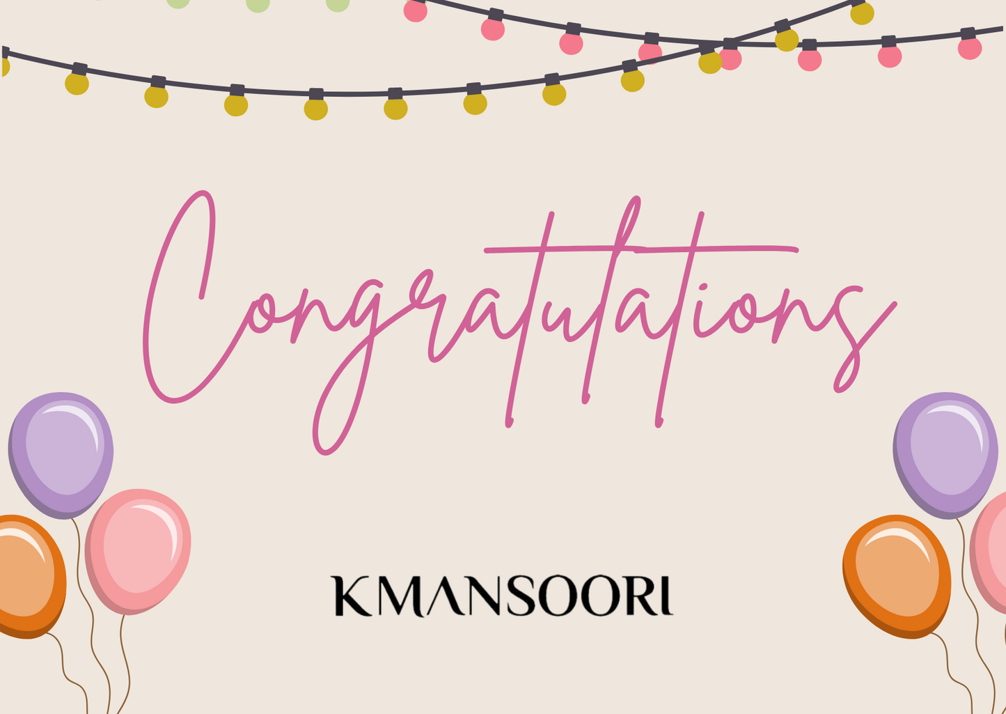Congratulations š