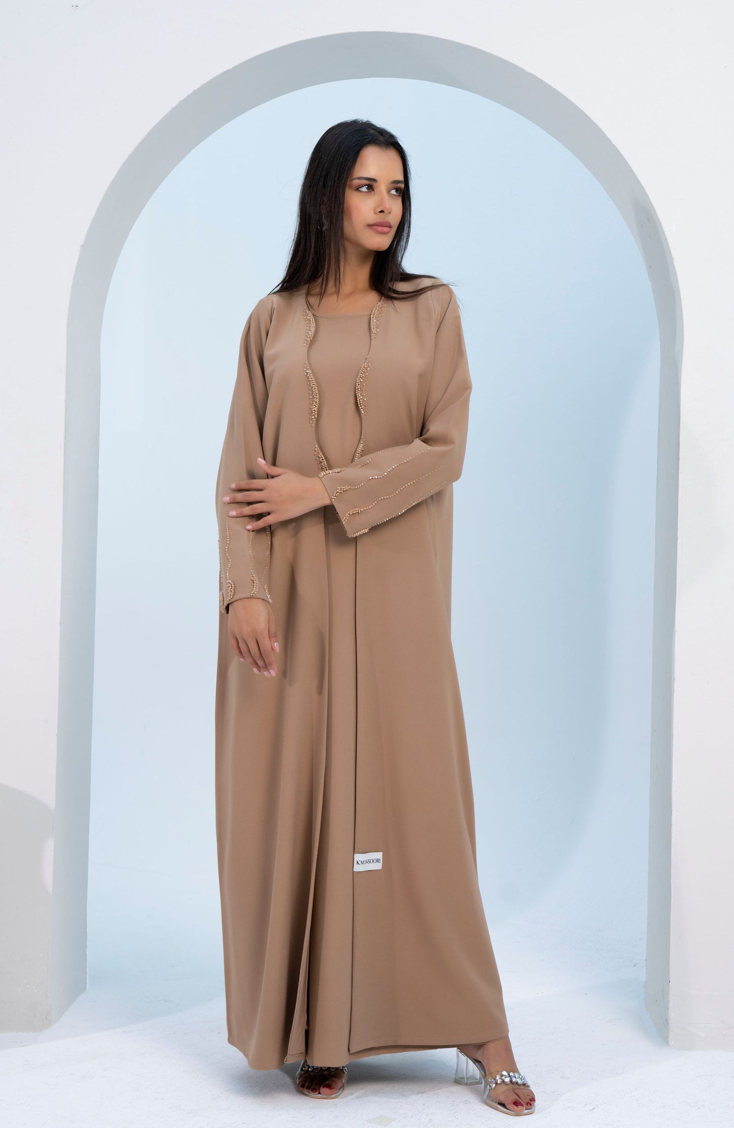 pink abaya