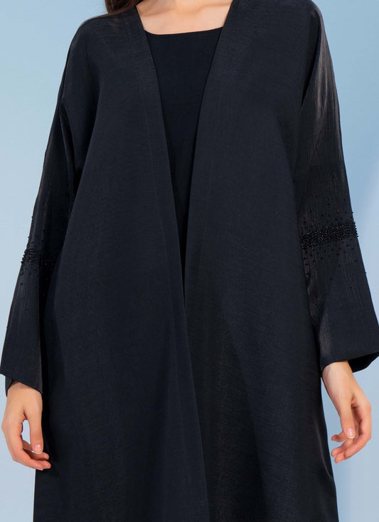Black bisht abaya Dubai