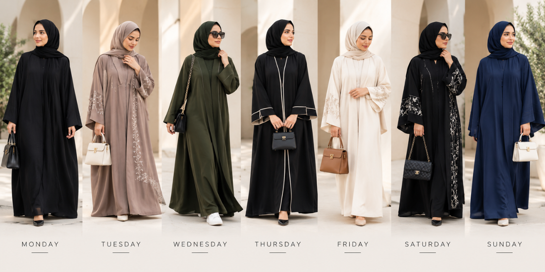 7-Day Style Guide to Elevate Your Abaya Fashion