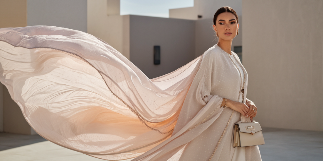 Soft Shades, Strong Presence Styling Light Abayas with Impact