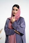 Bahraini style purple abaya
