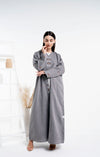 Grey color abaya for sale in Dubai