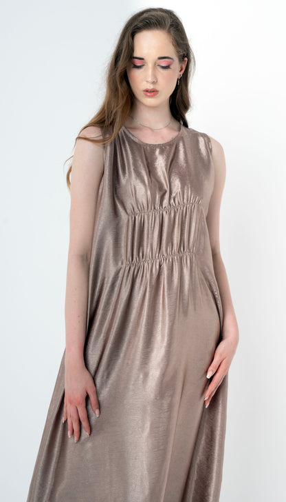 Simple Casual Wear In Shining Fabric