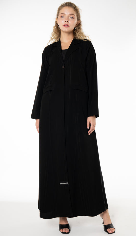 Coat Style Abaya With Pockets