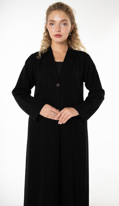 Coat Style Abaya With Pockets
