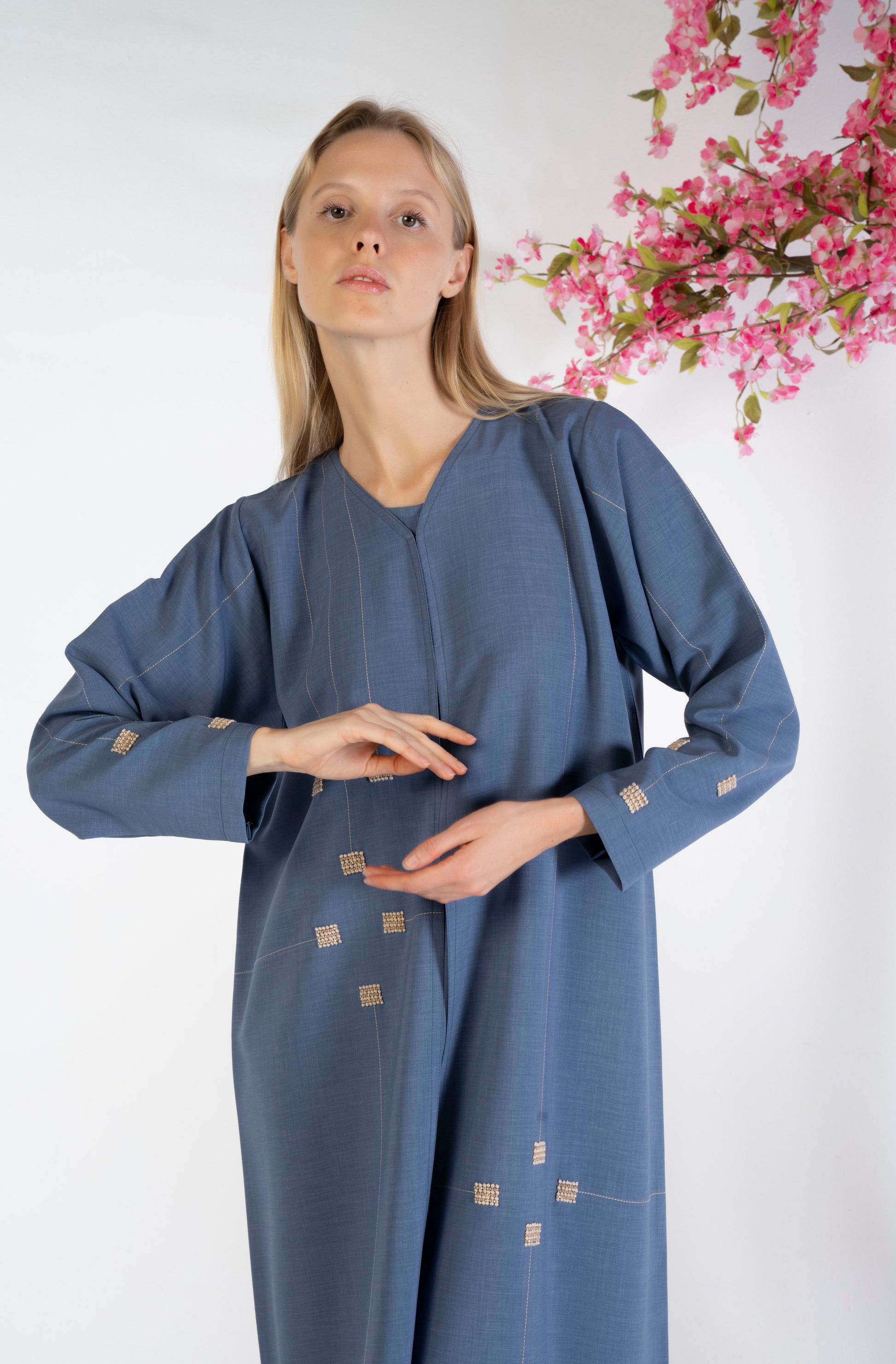 Blue abaya for women in Dubai for sale