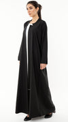 Sada Abaya With Curve Cut Design