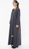 Sada Abaya With Curve Cut Design