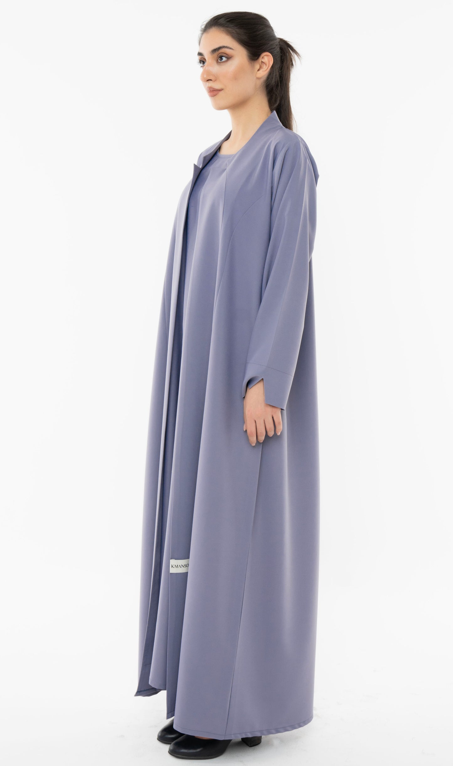 Sada Abaya With Curve Cut Design