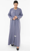 Sada Abaya With Curve Cut Design