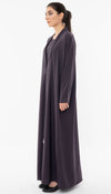 Stylised Collar Design Abaya With Hand Work Button Detailing