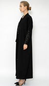 Abaya With Elegant Floral Embroidery Style