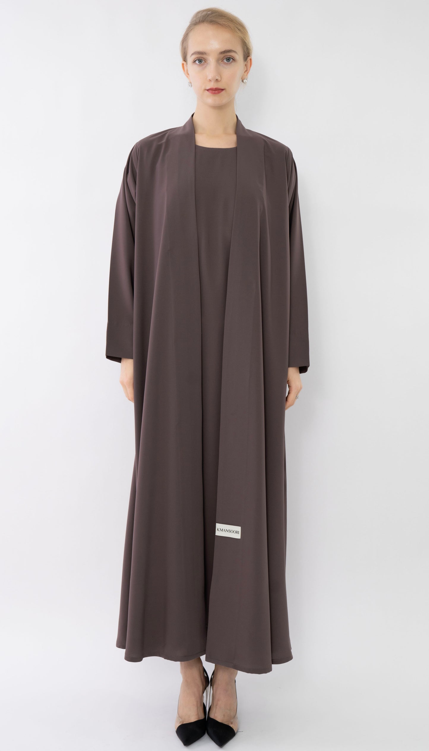 Sada Abaya With High Neck Style