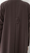 Overlapped Abaya With Button Detailing