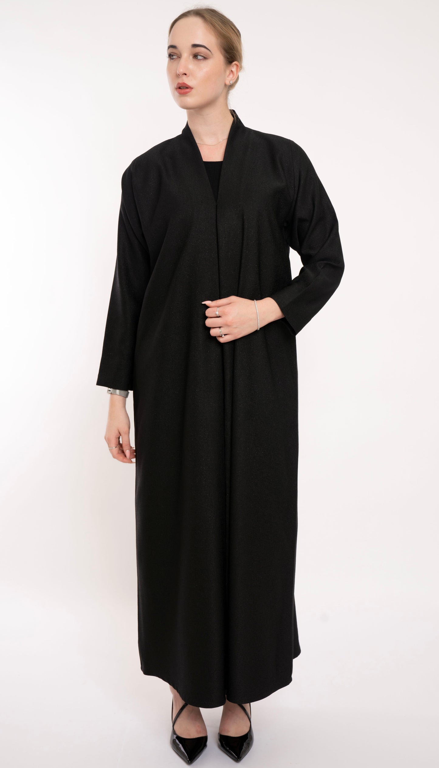 Beautiful Simple High Neck Abaya