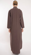 Bold Look High Neck Pattern Abaya