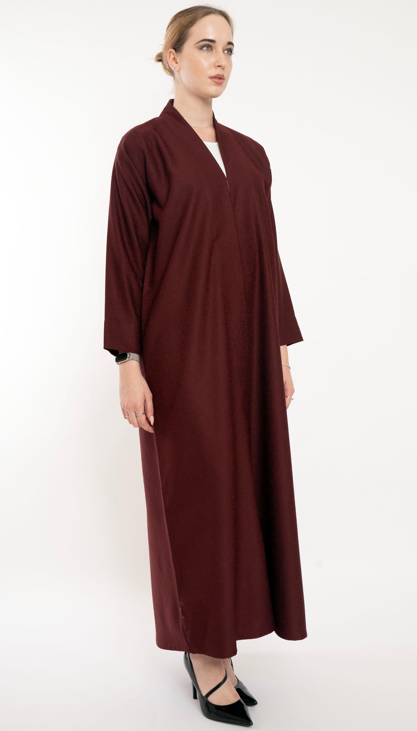 Beautiful Simple High Neck Abaya