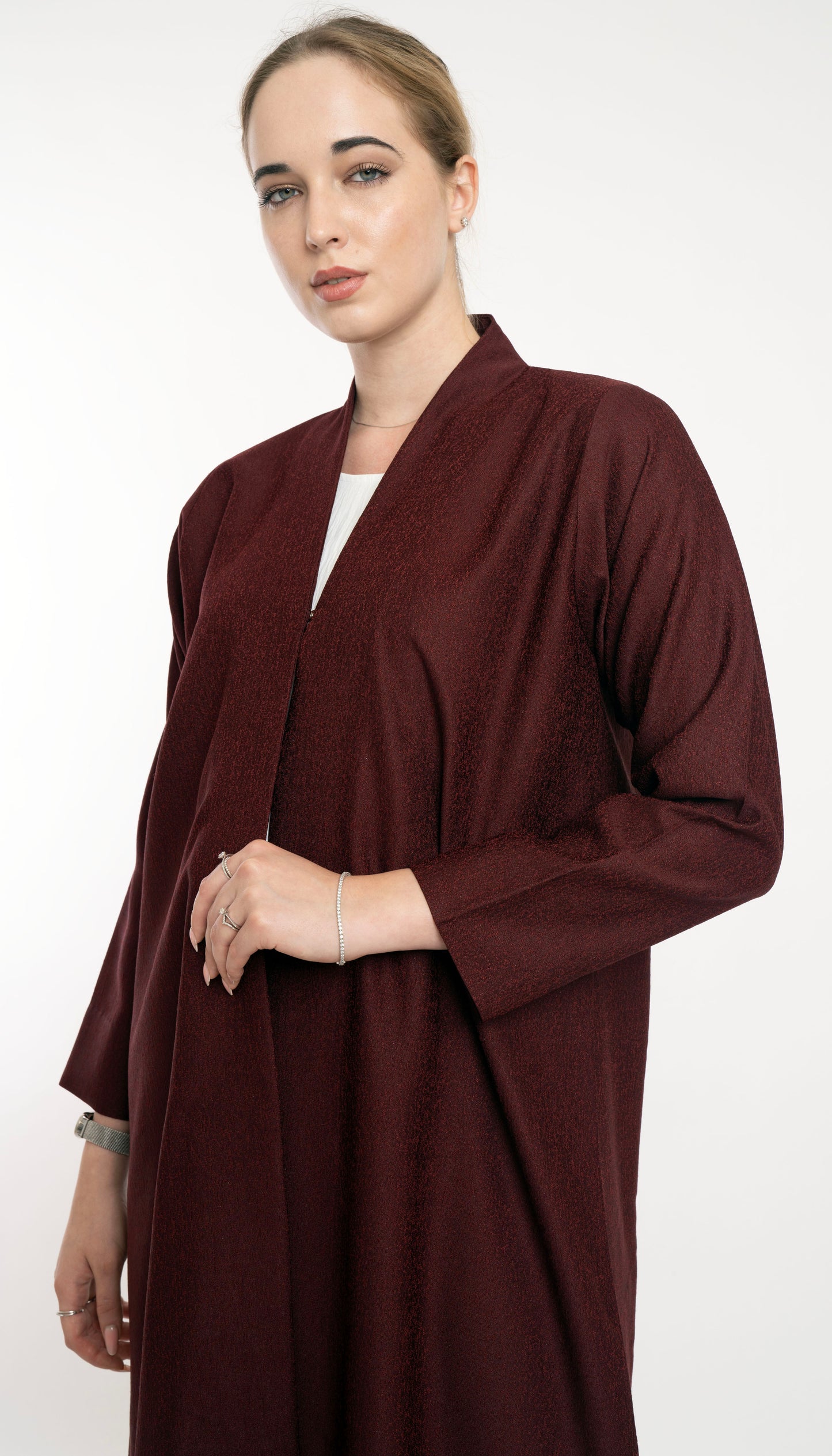 Beautiful Simple High Neck Abaya