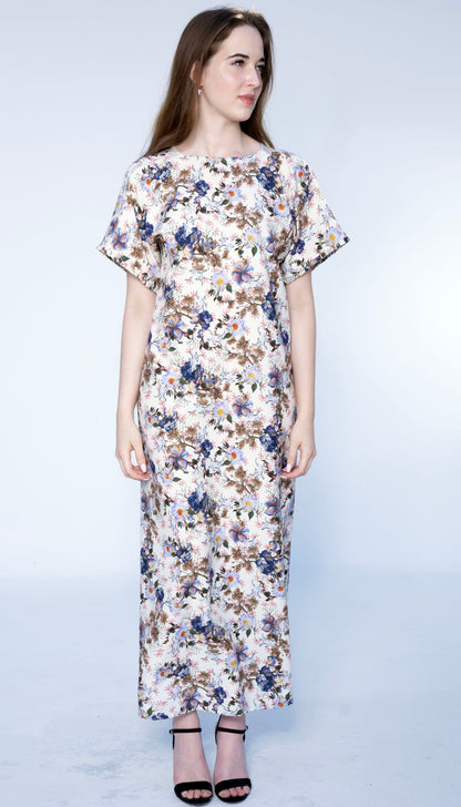 Simple Casual Wear In Floral Print Fabric