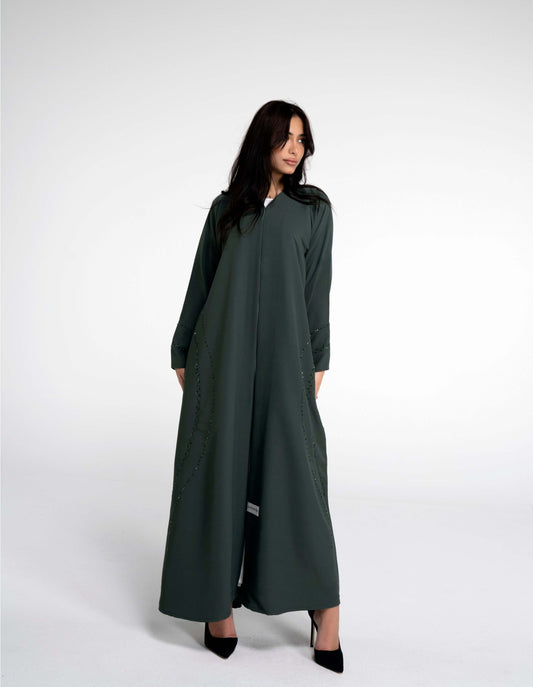 Green abaya for sale in Dubai