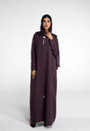 Purple abaya for women