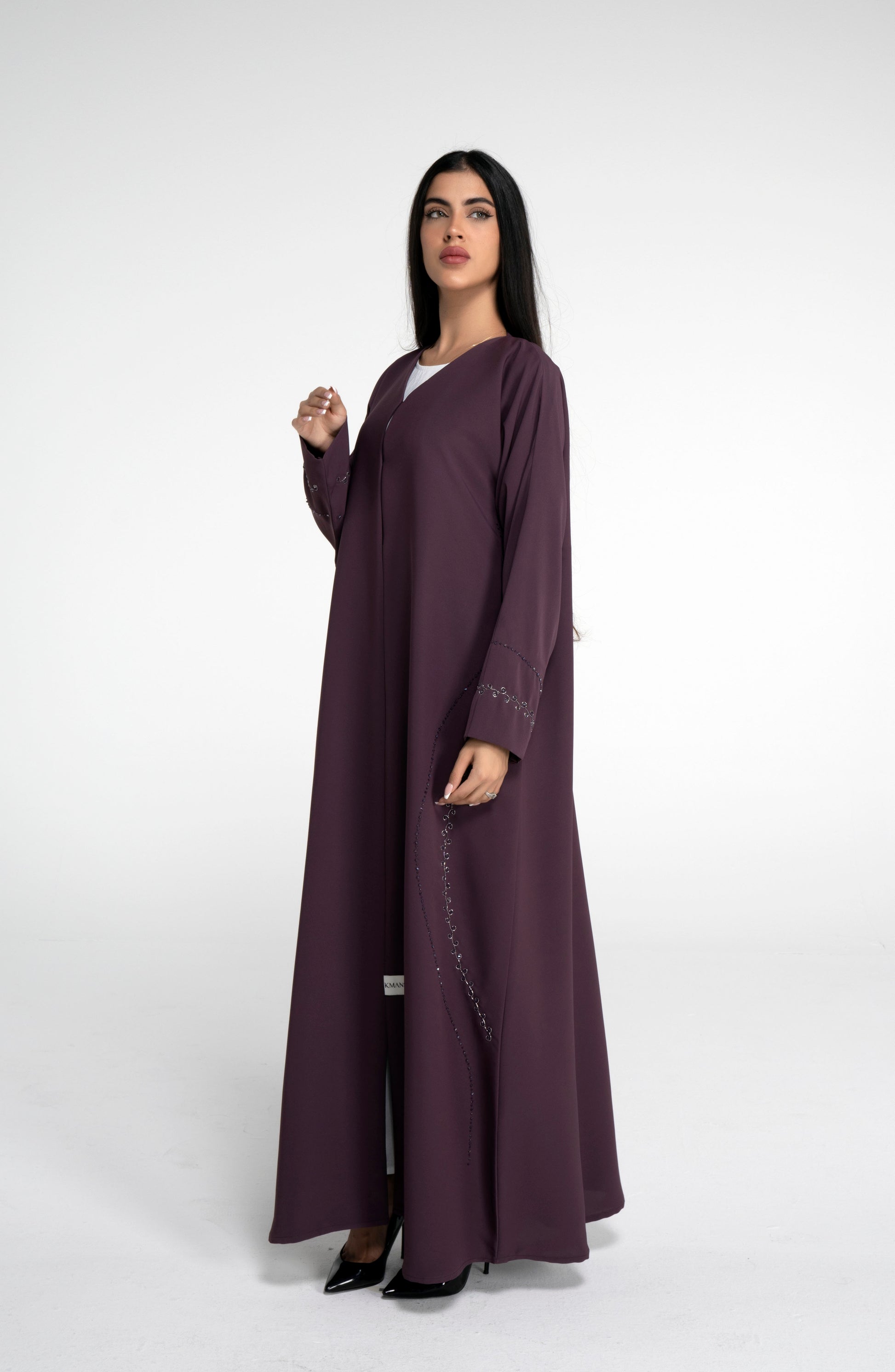 Purple abaya for women