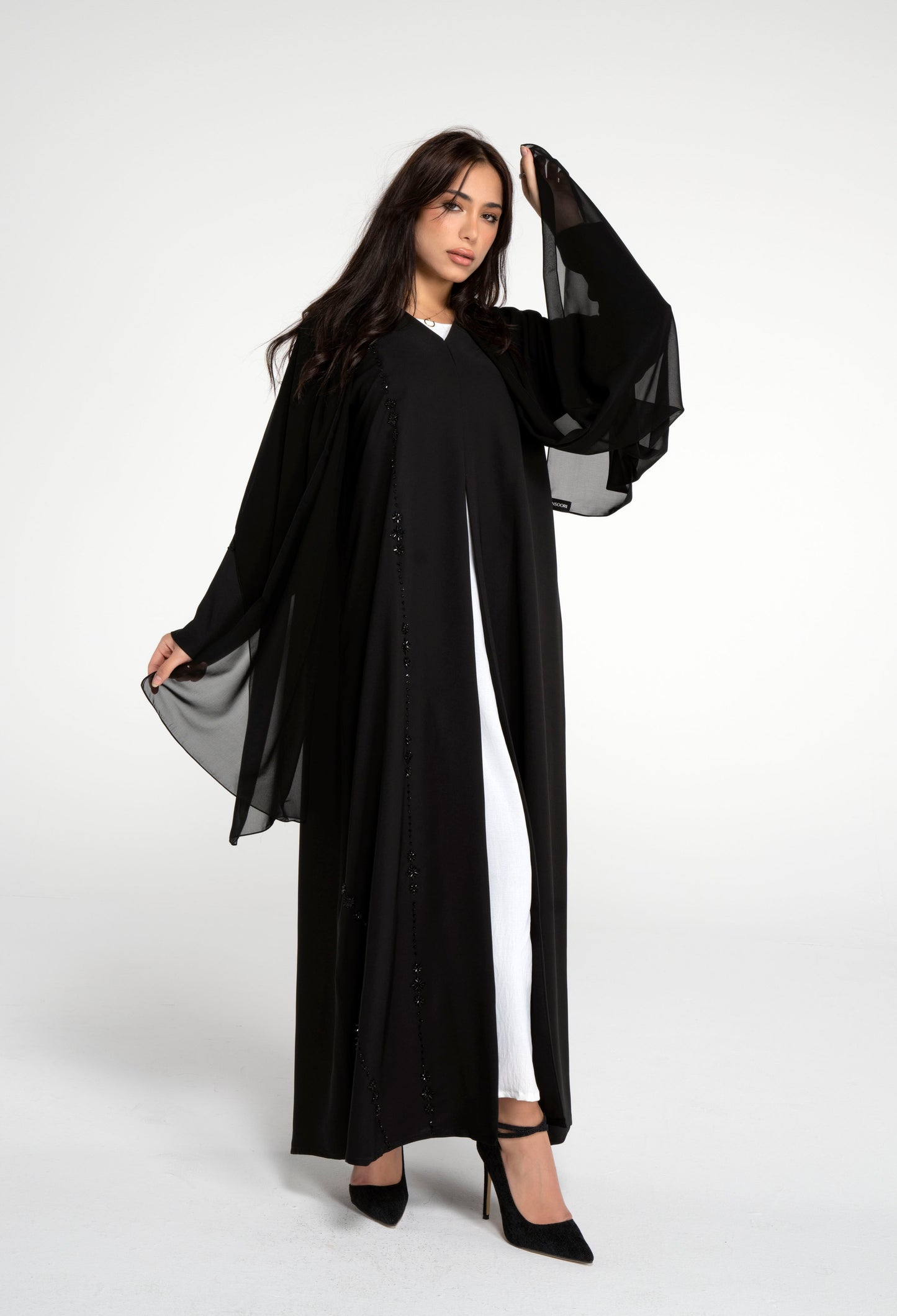 Black abaya with matching sheila online