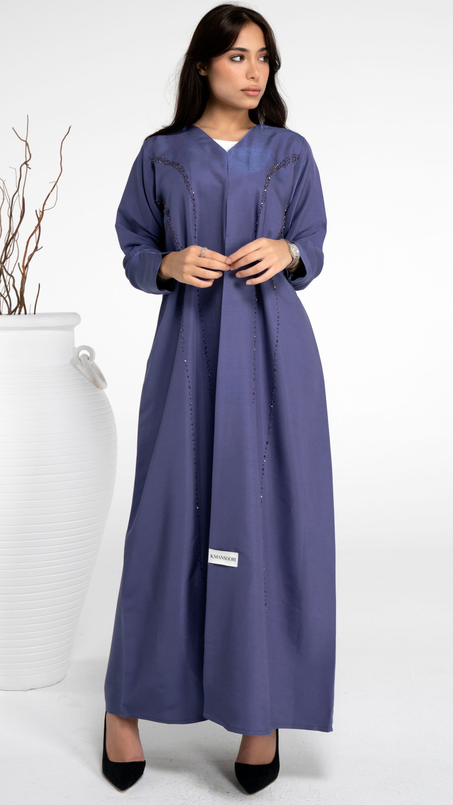 Blue abaya for women