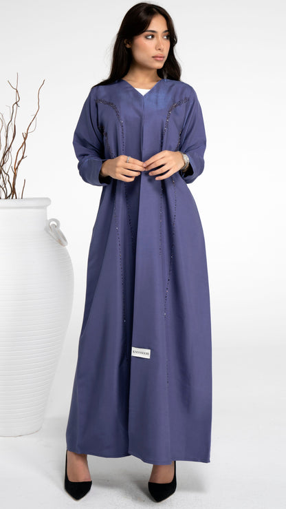 Blue abaya for women