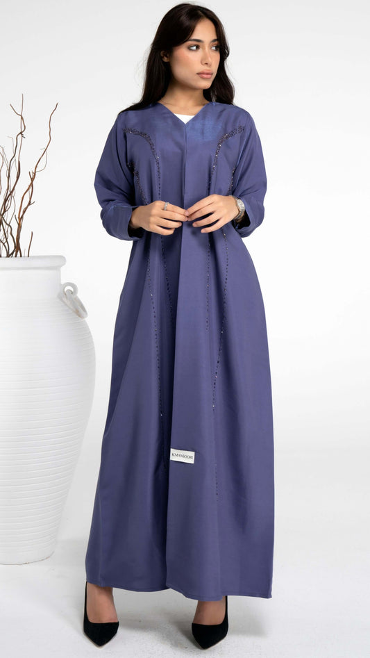 Blue abaya for women