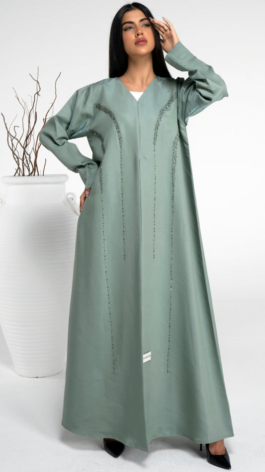 Light green abaya for women online