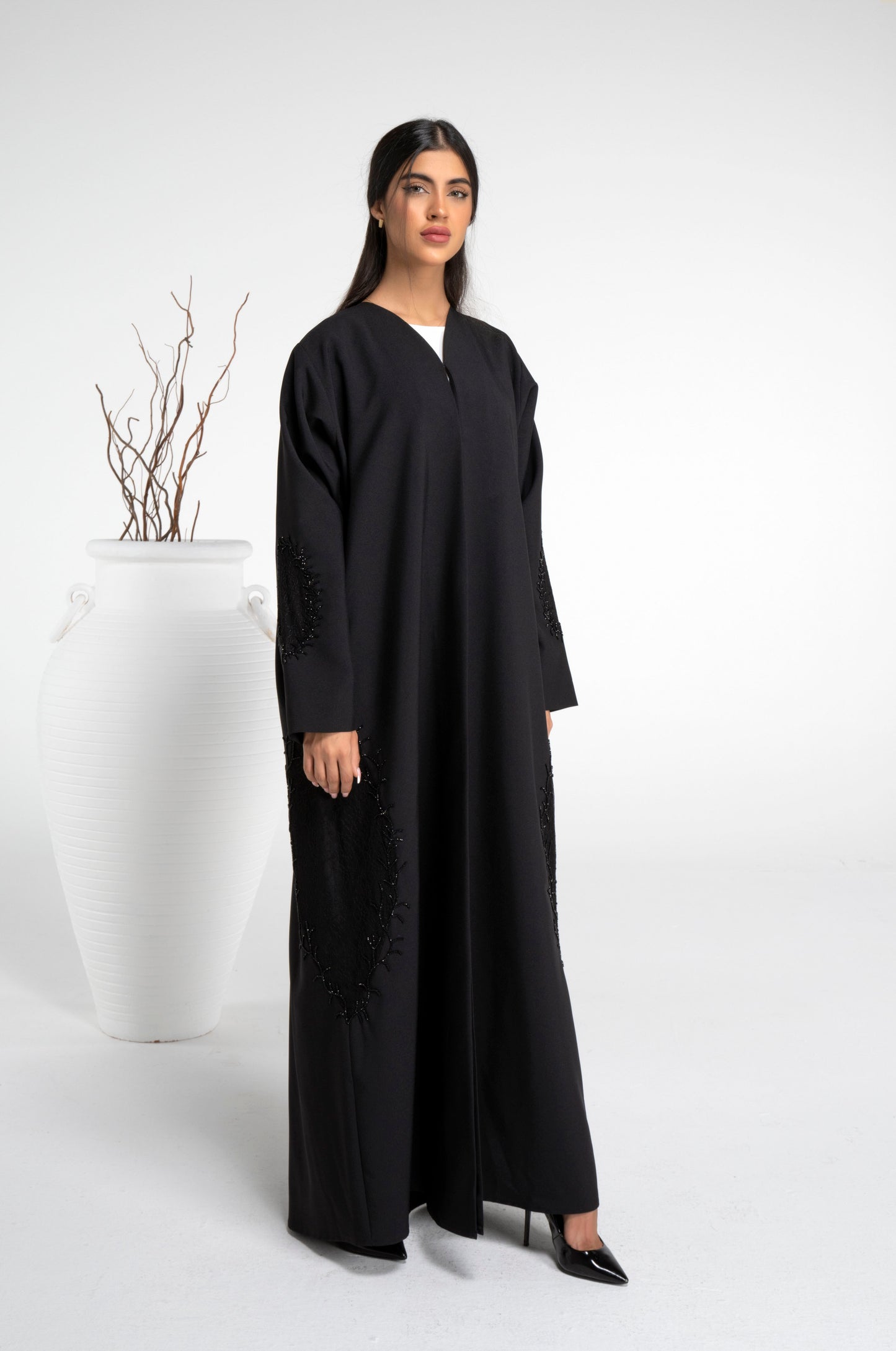 Black Net Abaya for women online
