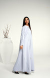 light grey abaya for women online 