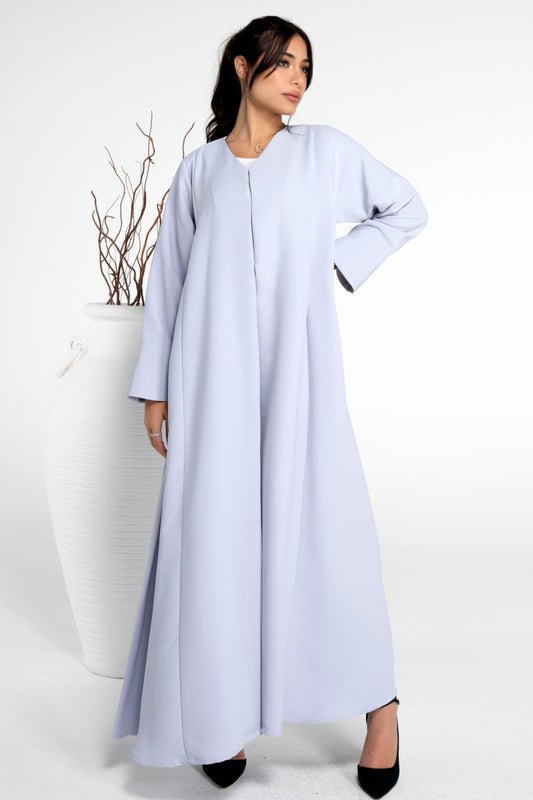 Sada Abaya In Curve Design Cut Sleeve