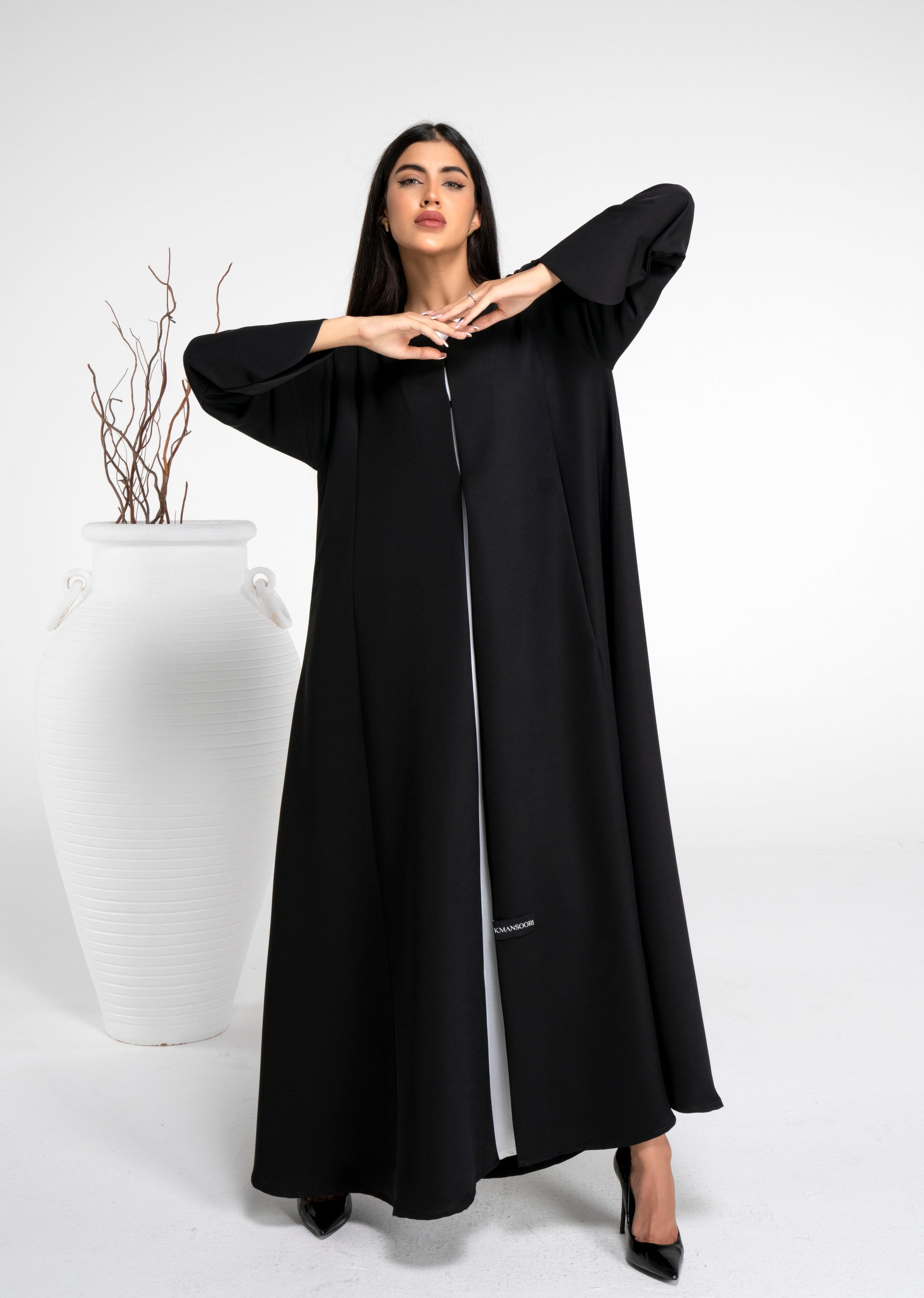 Black sada abaya for women for sale 