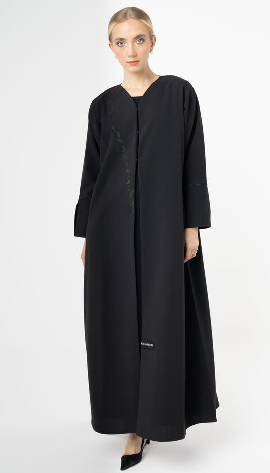 Floral Thread Embroidery on Front And Sleeves