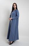 Blue abaya for sale in Dubai.