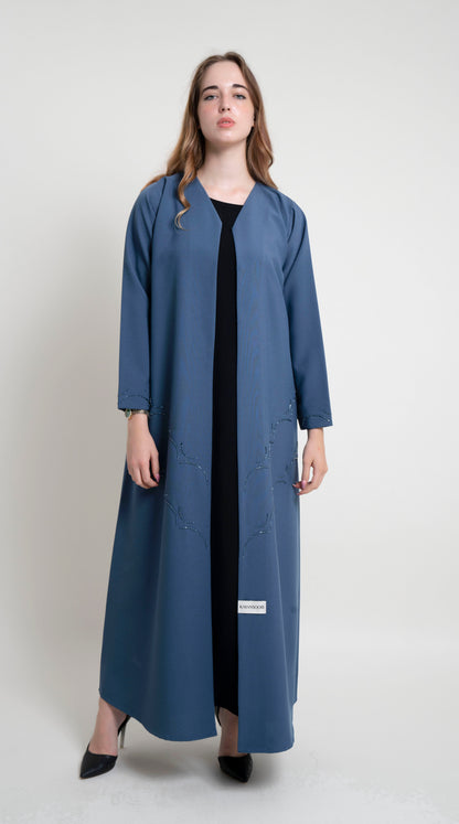 Sky blue abaya in Dubai online