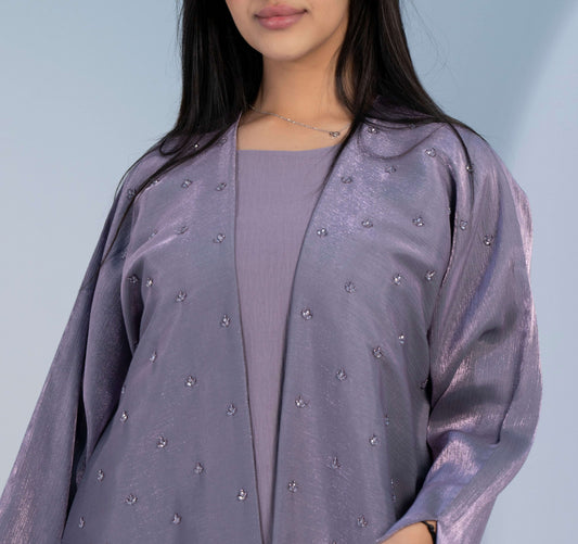 purple abaya